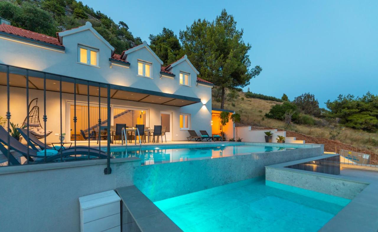 Villa Kruna With Breathtaking View Murvica  Luaran gambar